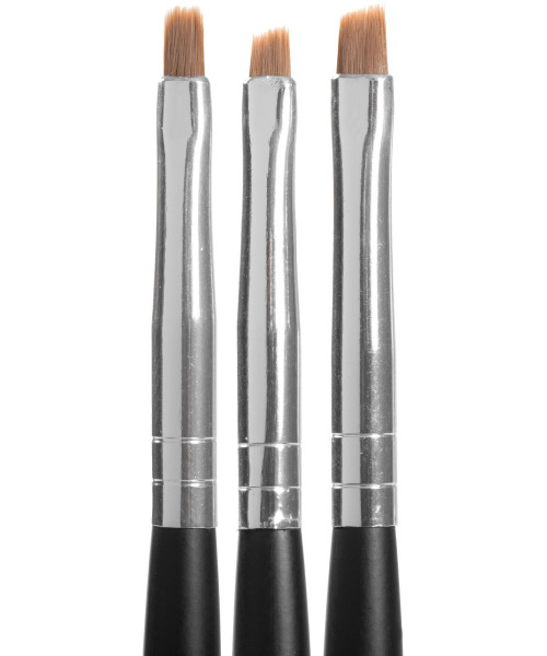 117204 BRUSH SET FOR ONE STROKE NAIL ART 3τμχ