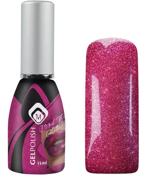 103549 GELPOLISH UV I NEED MY LIPSTICK GLITTER 15ml