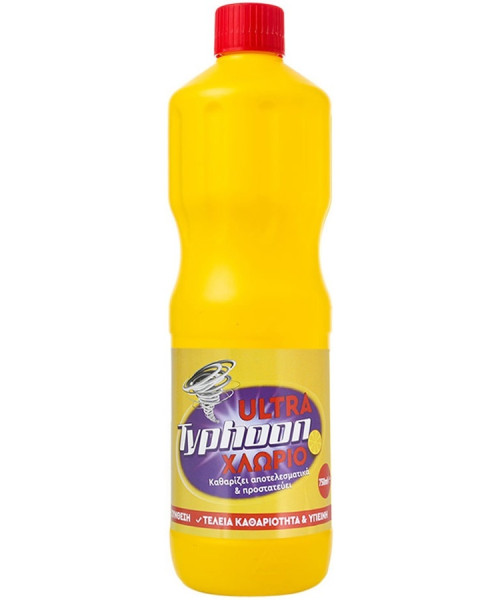 ULTRA TYPHOON ΧΛΩΡΙΟ ΣΕ ΚΙΤΡΙΝΗ ΦΙΑΛΗ 750ml