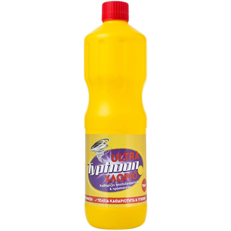 ULTRA TYPHOON ΧΛΩΡΙΟ ΣΕ ΚΙΤΡΙΝΗ ΦΙΑΛΗ 750ml