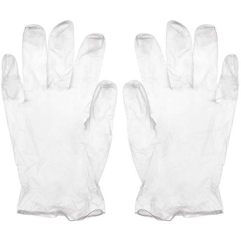 CREOLE HDPE ΓΑΝΤΙΑ ΜΙΑΣ ΧΡΗΣΗΣ ΔΙΑΦΑΝΑ MEDIUM 100τμχ