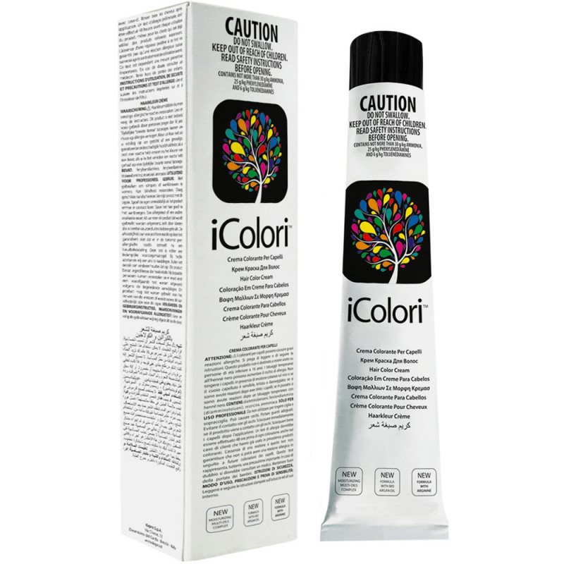 6.12 ΣΚΟΥΡΟ ΞΑΝΘΟ MOON ICE iCOLORI ΒΑΦΗ 100ml