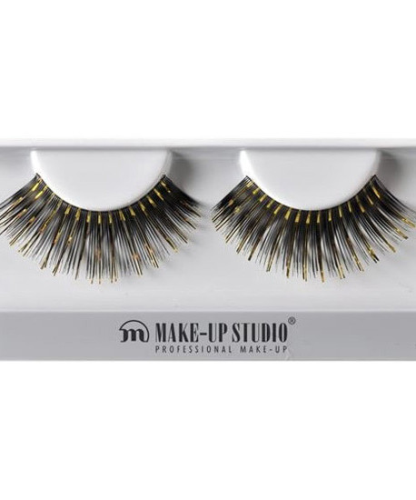 PH0406 BLACK&GOLD EYELASHES GLITTER&GLAMOUR