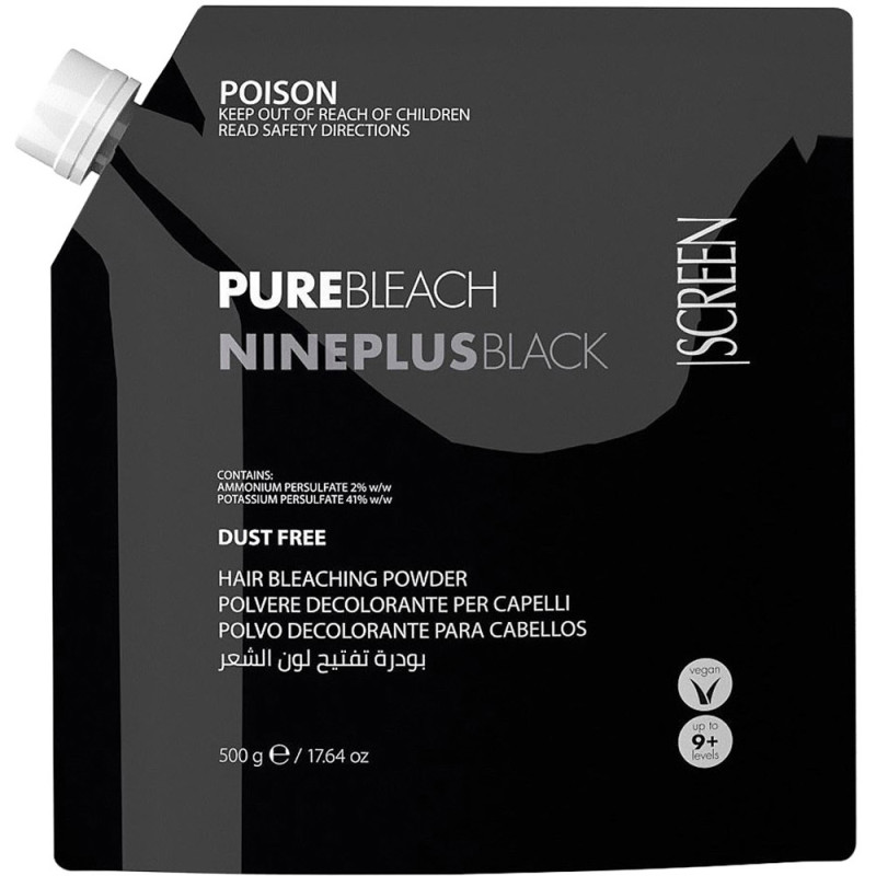 PURE BLEACH NINEPLUS BLACK 500g