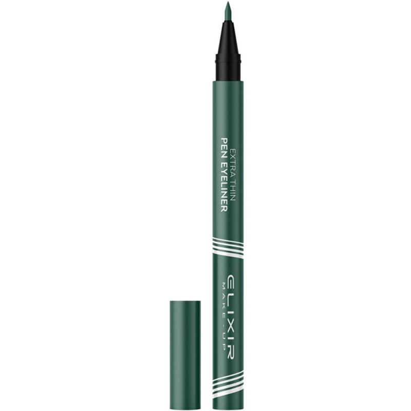 ELIXIR EXTRA THIN PEN EYELINER Νο004 FOREST GREEN