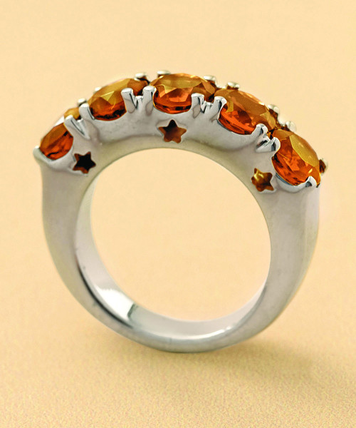 ΔΑΚΤΥΛΙΔΙ ΚΙΤΡΙΝΟ-CITRINE ΓΥΝΑΙΚΕΙΟ ΑΣ.925 ΧΕΙΡΟΠΟΙΗΤΟ