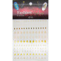 117014 FASHION STICKER DIAMOND GOLD