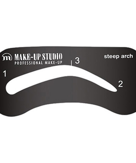 BROW STENCIL STEEP ARCH No4