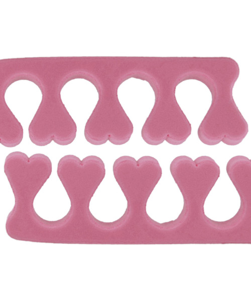 TOE SEPARATOR ΓΙΑ PEDICURE ΚΑΡΔΙΑ ΡΟΖ