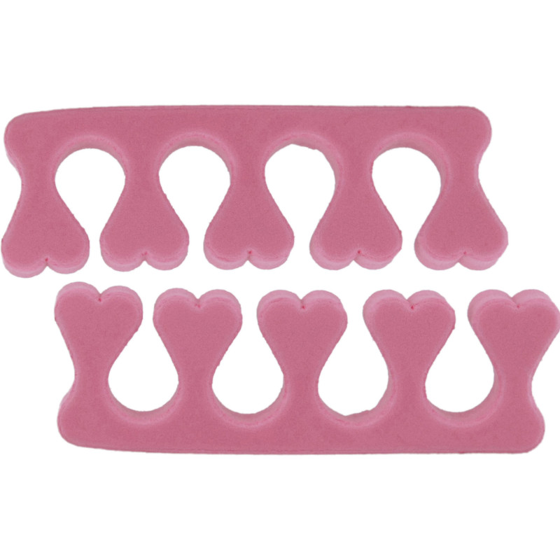 TOE SEPARATOR ΓΙΑ PEDICURE ΚΑΡΔΙΑ ΡΟΖ