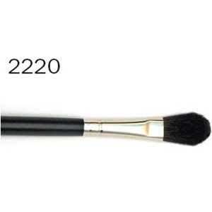 2220 MAKE-UP BRUSH SERIES NERO (BLACK HANDLE)