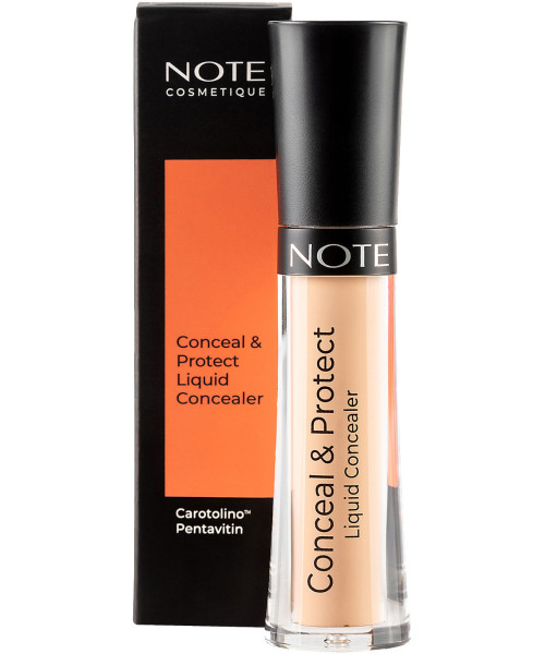 NOTE CONCEAL & PROTECT LIQUID CONCEALER No8 GOLDEN BEIGE 4.5ml