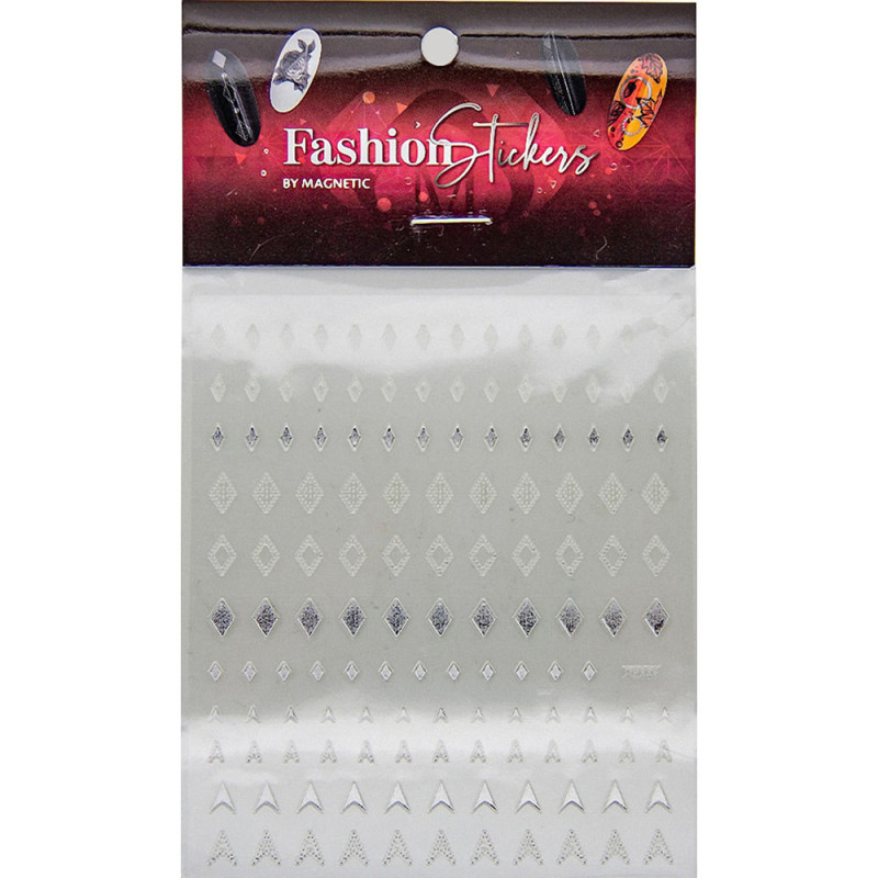 117044 FASHION STICKER DIAMOND SILVER