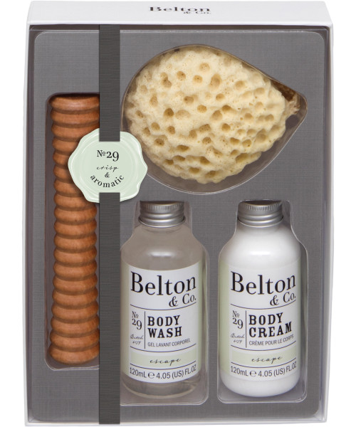 BADGEQUO BELTON & CO ESCAPE RELAXATION GIFT SET