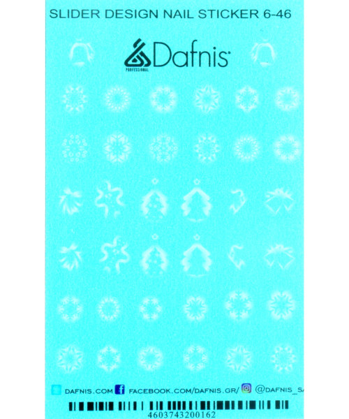 SD6-46 DECAL NAIL STICKERS COLOR a/b