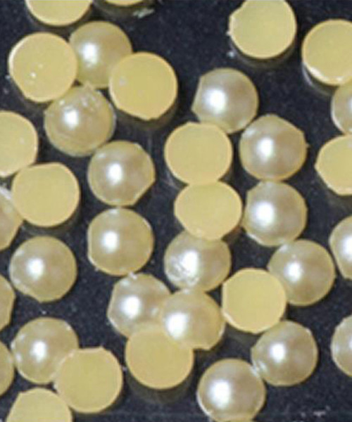 117768 PEARL ROUND YELLOW L 100pcs