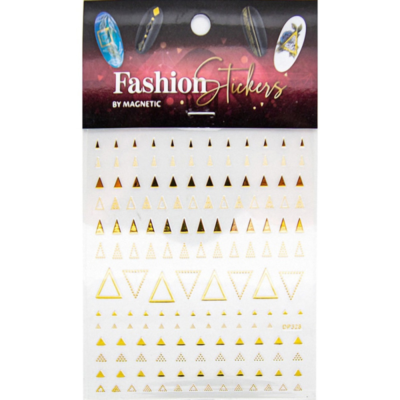 117012 FASHION STICKER TRIANGLE GOLD