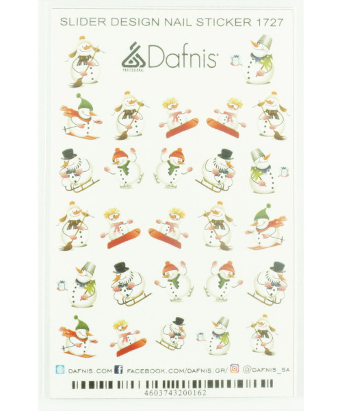 SD1727 DECAL NAIL STICKERS COLOR