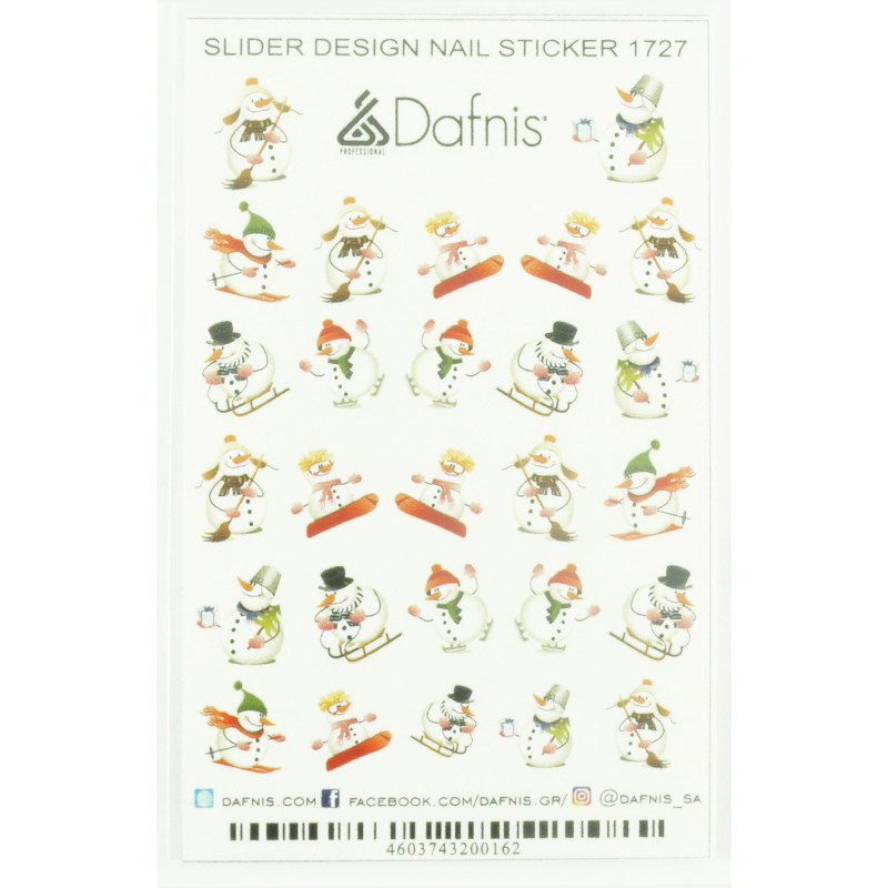 SD1727 DECAL NAIL STICKERS COLOR