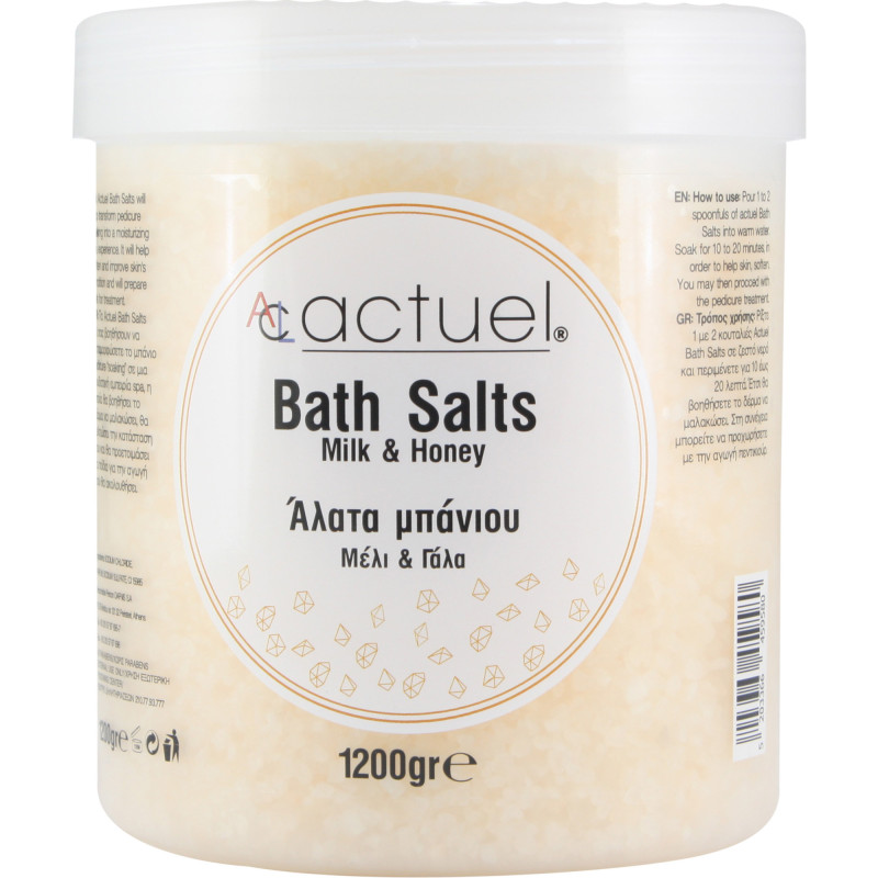 ACTUEL BATH SALTS MILK & HONEY 1200g