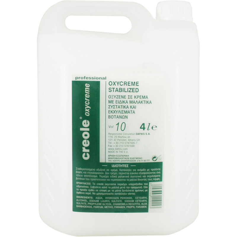 CREOLE OXYCREME 10vol (3%) 4Lt