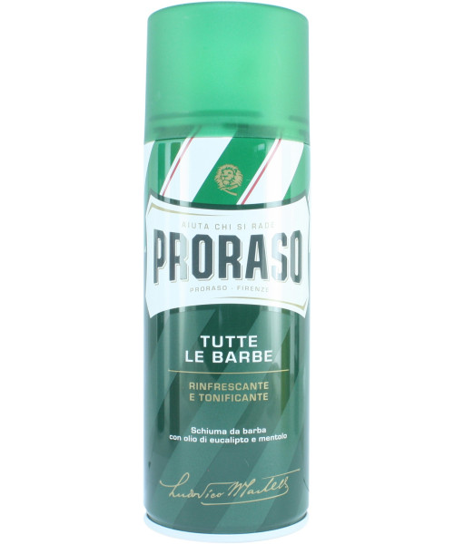 PRORASO SHAVING FOAM ΕΥΚΑΛΥΠΤΟΣ & ΜΕΝΘΟΛΗ 400ml
