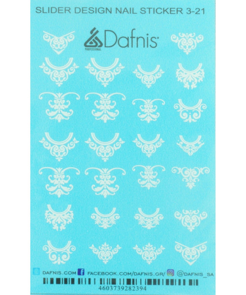 SD3-21 DECAL NAIL STICKERS COLOR a/b