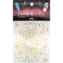 117011 NEW FASHION STICKER CIRLCES GOLD