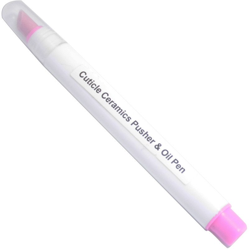 24644 CUTICLE CERAMIC PUSHER & OIL PEN