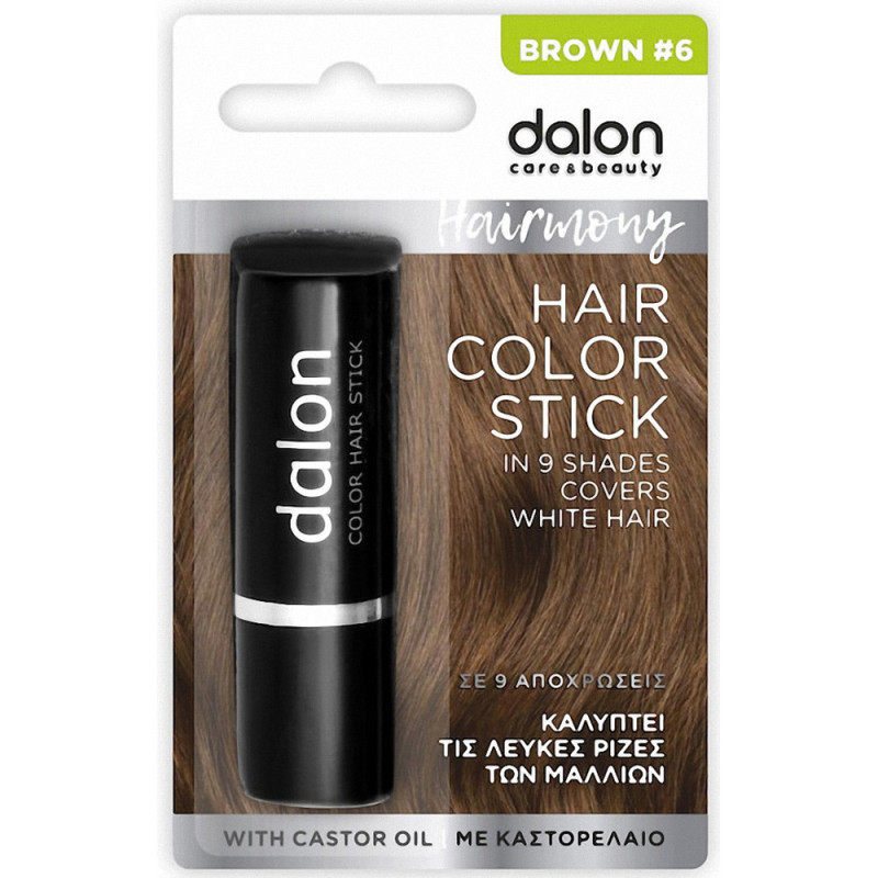 DALON COLOR HAIR STICK Νο6 ΚΑΣΤΑΝΟ 4.5g