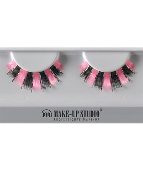 PH0406 WING BLACK&PINK EYELASHES GLITTER&GLAMOUR