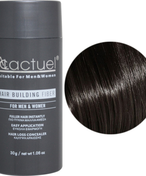 ACTUEL HAIR FIBERS BLACK 30g
