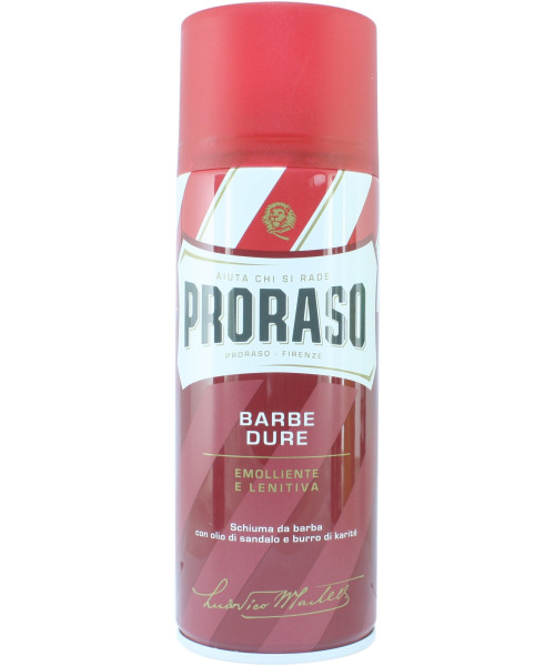 PRORASO SHAVING FOAM ΣΑΝΤΑΛΟΞΥΛΟ & ΚΑΡΙΤΕ 400ml