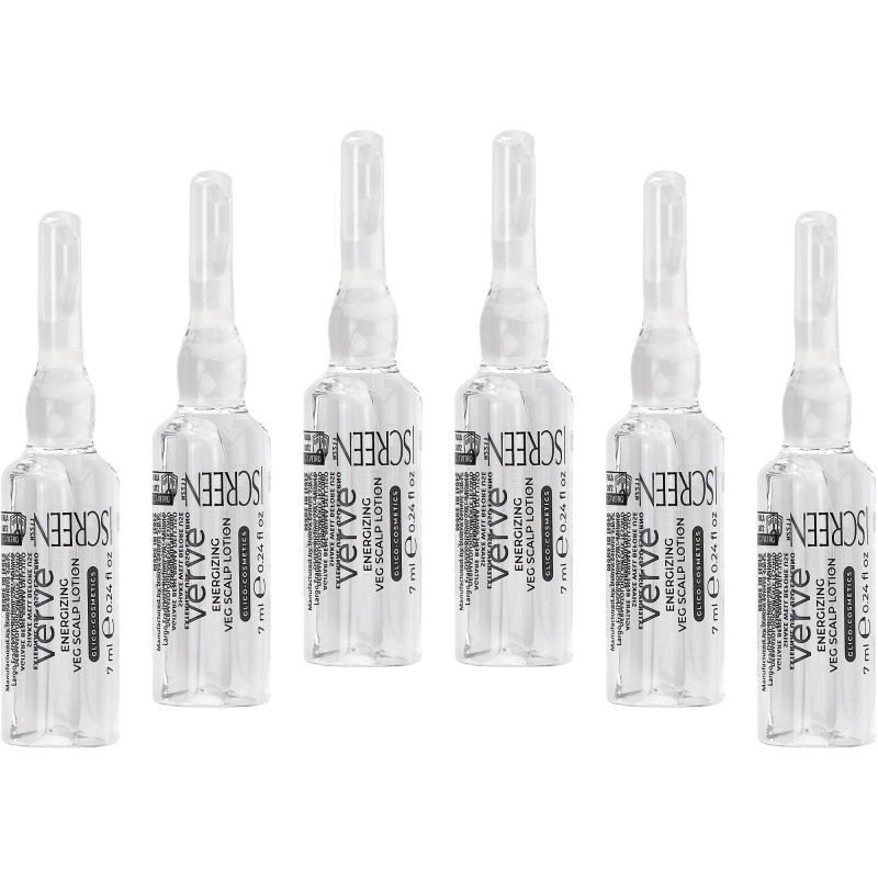 SCREEN VERVE ENERGIZING VEG SCALP LOTION 6x7ml