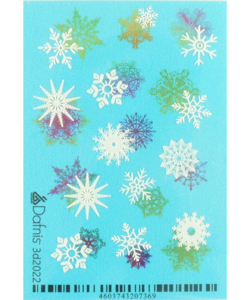 3D2022 DECAL NAIL STICKERS 3D VOLUME