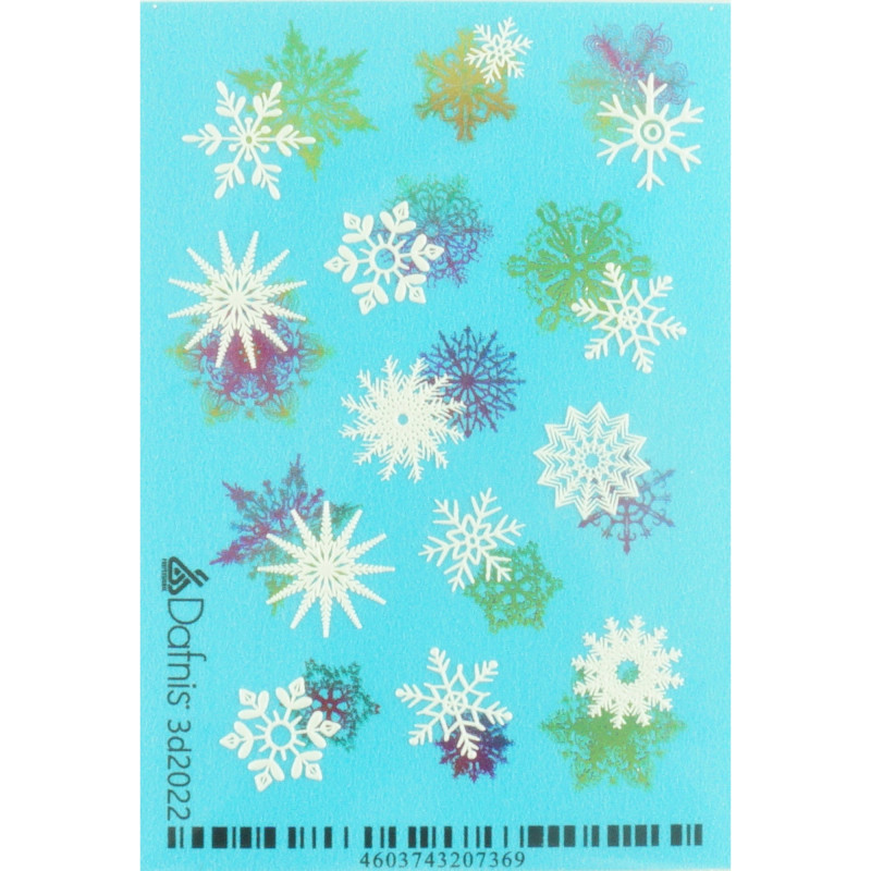 3D2022 DECAL NAIL STICKERS 3D VOLUME