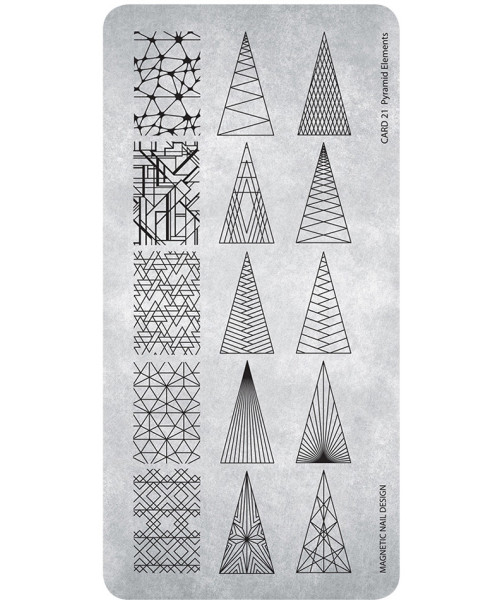 118624 STAMPING PLATE PYRAMID ELEMENTS No21