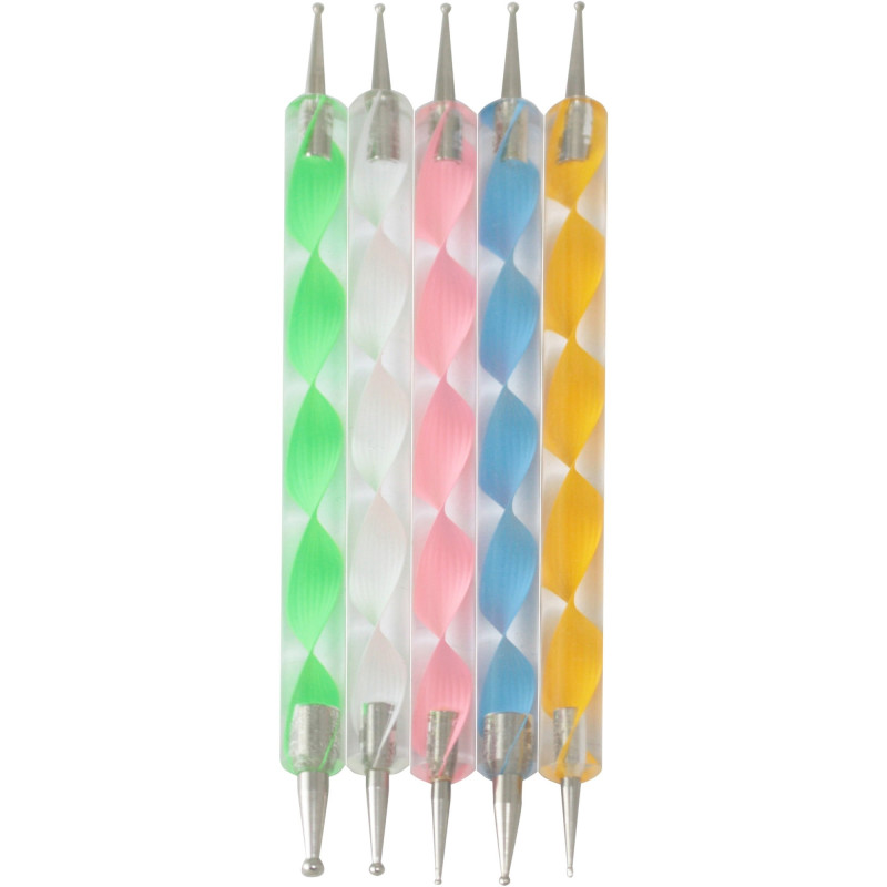 DOTTING TOOL EΡΓΑΛΕΙΟ ΣΧΕΔΙΑΣΜΟΥ ΜΑΝΙΚΙΟΥΡ 5τμχ