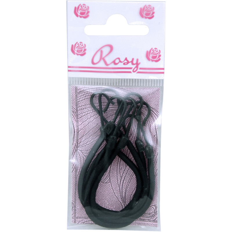 ΛΑΣΤΙΧΑΚΙΑ ΜΑΛΛΙΩΝ ΜΕ ΓΑΝΖΟ ΜAΥΡΑ 4τμχ