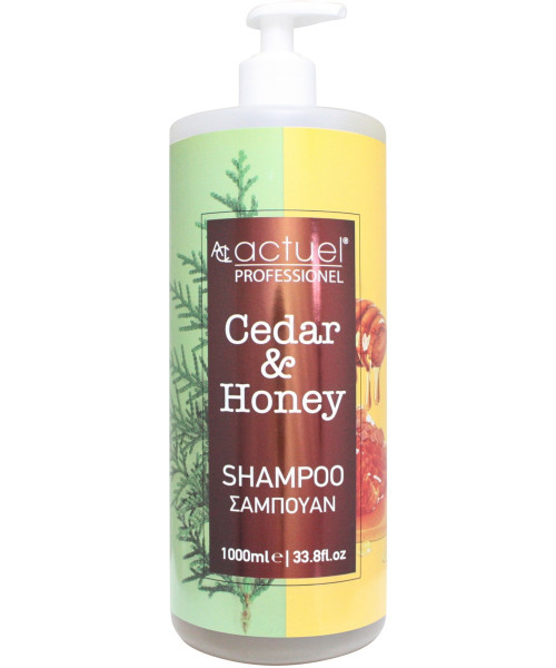 ACTUEL SHAMPOO ΚΕΔΡΟΣ & ΜΕΛΙ 1000ml