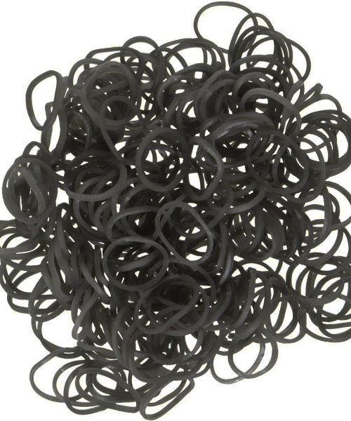 ΛΑΣΤΙΧΑΚΙΑ ΜΑΛΛΙΩΝ ΣΙΛΙΚΟΝΗΣ ΜΑΥΡΑ 100τμχ