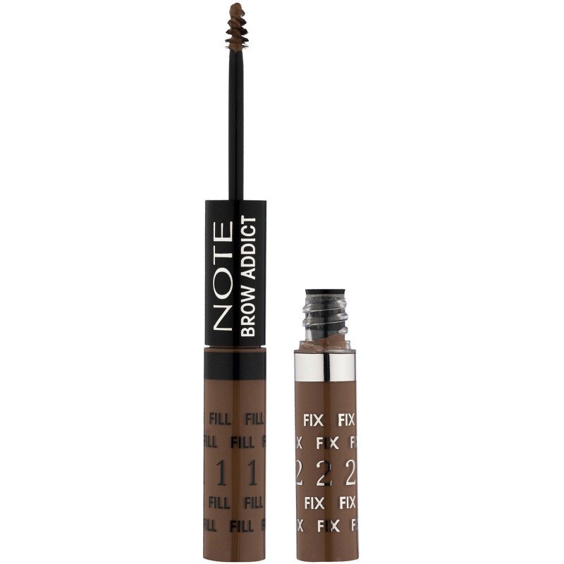 NOTE BROW ADDICT TINT & SHAPING GEL Νο2 2x5ml