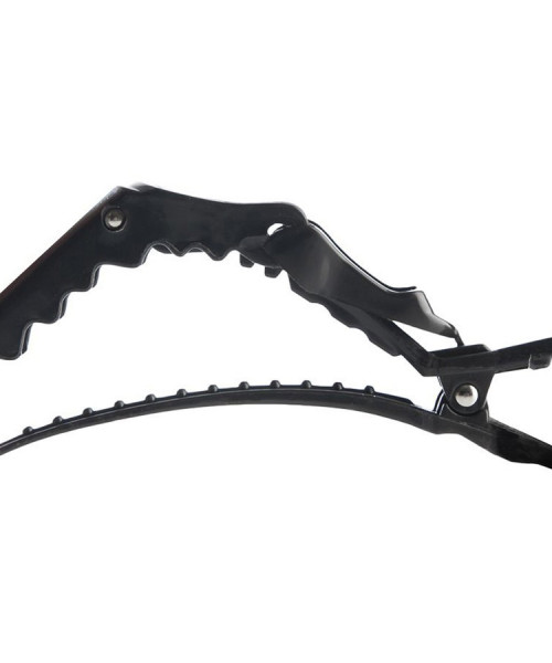 ΠΛΑΣΤΙΚΑ CROC CLIP ΜΑΥΡΑ 115mm 6τμχ