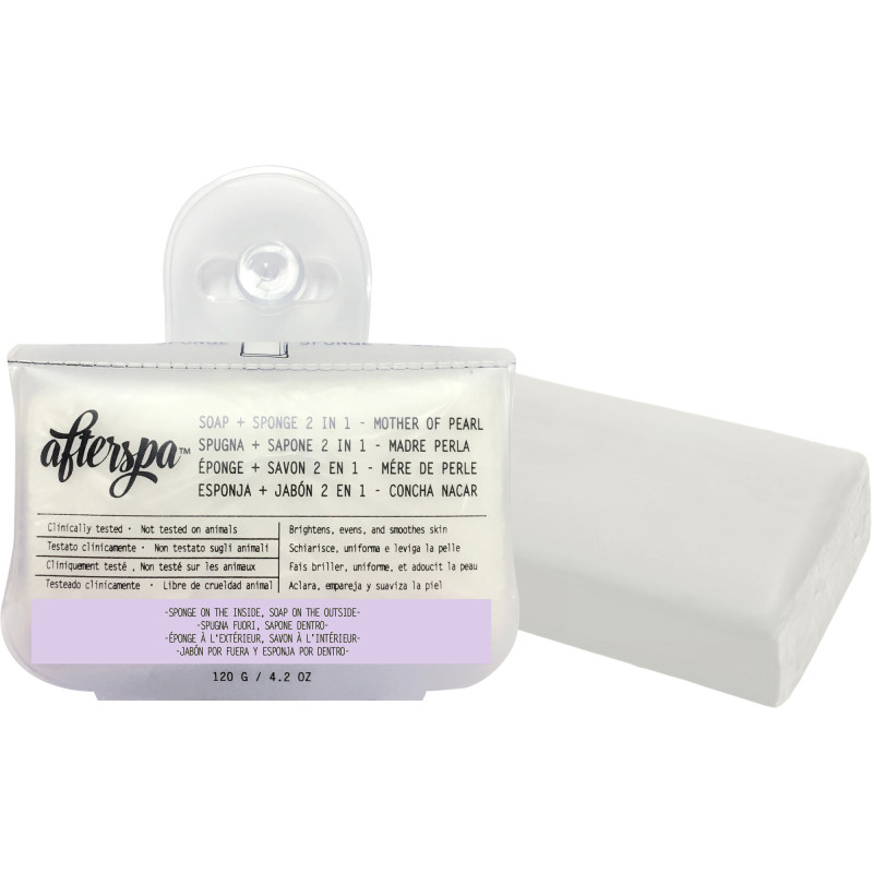 AFTER SPA MOTHER OF PEARL SOAP + SPONGE