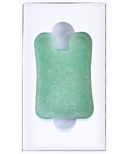 GUA-SHA ΕΡΓΑΛΕΙΟ MASSAGE ΜΕ ΠΕΤΡΑ ΝΕΦΡΙΤΗ (U shape)