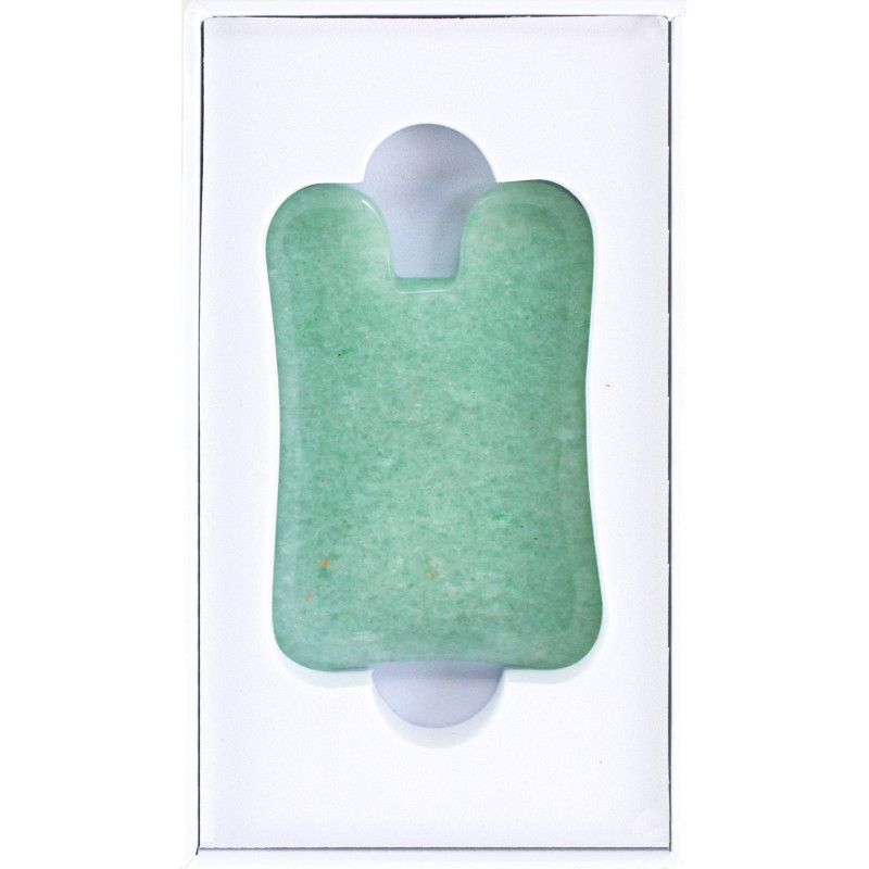 GUA-SHA ΕΡΓΑΛΕΙΟ MASSAGE ΜΕ ΠΕΤΡΑ ΝΕΦΡΙΤΗ (U shape)