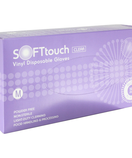 ΓΑΝΤΙΑ ΒΙΝΥΛΙΟΥ SOFT TOUCH ΧΩΡΙΣ ΠΟΥΔΡΑ MEDIUM 100τμχ