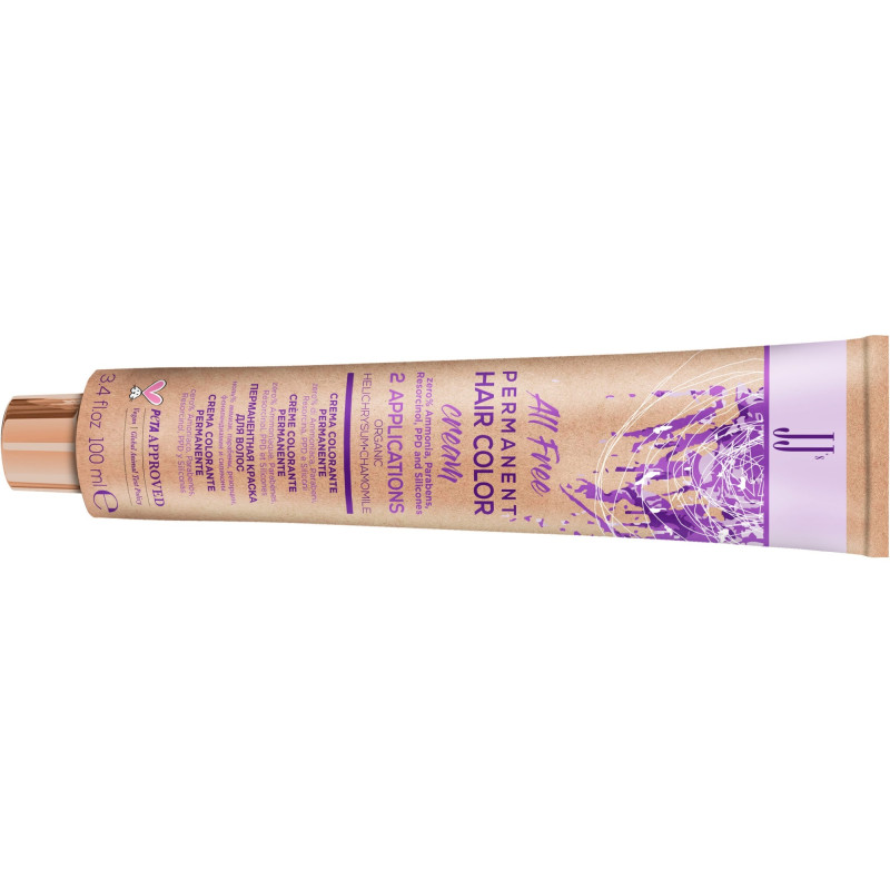 10 ΞΑΝΘΟ ΕΞΑΙΡΕΤΙΚΑ ΑΝΟΙΚΤΟ JJ‘S ALL FREE VEGAN ΒΑΦΗ 100ml