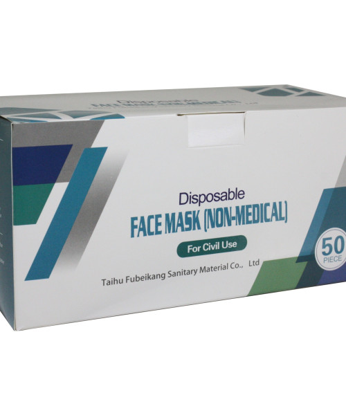 ΜΑΣΚΑ ΠΡΟΣΩΠΟΥ ΤΡΙΩΝ ΣΤΡΩΜΑΤΩΝ 50τμχ