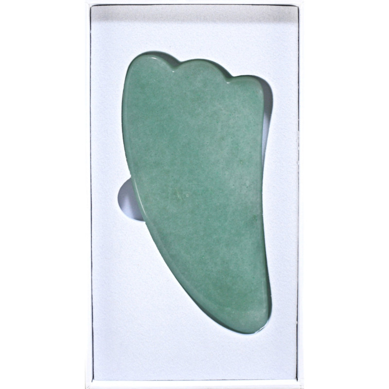 GUA-SHA ΕΡΓΑΛΕΙΟ MASSAGE ΜΕ ΠΕΤΡΑ ΝΕΦΡΙΤΗ (wing shape)